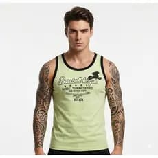 Regata Slim Fit Estampada Masculina TAMANHO P