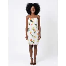 Vestido de Alcinha Viscolinho Estampado