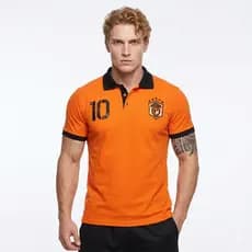 Polo Tradicional Piquet Estampada/Bordada