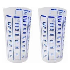2 Copos Medidor Líquidos E Sólidos Grama 500ml Medir Xicara7