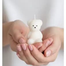 Velas  perfumadas Ursinho fofinhos  20g–Kit com 10 Unidades  para Festas, chá de bebe e lembrancinha