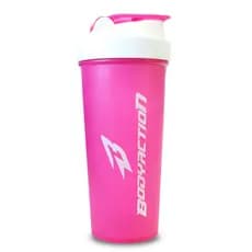 Coqueteleira Shaker Academia 600ml Rosa Bodyaction