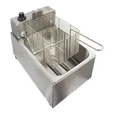 Fritadeira Industrial Irmaos Ribeiro 1 Cuba 5 L Aco Inoxidavel 220v