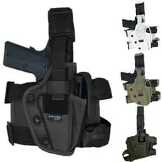 Coldres Canhotos/Destros Robocop - Branco, Verde, Preto e Tan -  Ajustável - Tático/Combate/Militar