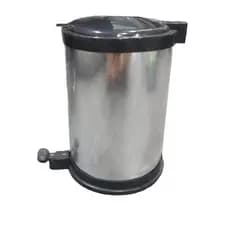 Lixeira Cesto 09 Litros Inox Com com pedal para escritório e banheiro