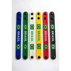 Pulseiras Brasil Copa Do Mundo Pulseirinhas de Silicone Unidade