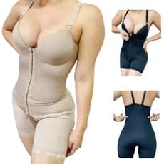Macaquinho Body Modelador Com Bojo Alta Compressão Alças Ajustáveis (M21)