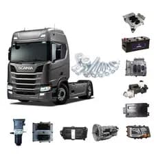Kit Trava Antifurto Scania Servo Modulos Cambio Farol Arla