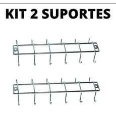kit 2 Suporte Porta Xícaras Organizador De Armário 12 Lugares