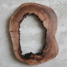 Moldura Rústica Madeira Ipê Artesanal P/ Decoração