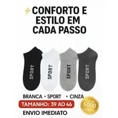Meia soquete sortida unissex 12 pares por um preço que cabe no seu bolso, envio imediato.