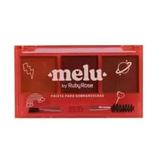 Paleta para Sobrancelhas Melu Ruby Rose Hb-5712 Corrigi Falhas, Modela E Define Os Fios