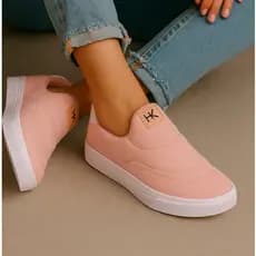 Tênis Escolar Infantil Sem Cadarço Slip On Confortável Menino Menina