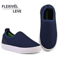 Tenis Calce Facil Menino Leve Flexível Macio