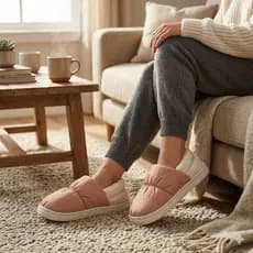 Pantufa de Inverno Adulto Unissex Aveludada Forrada Super Macia Antiderrapante Pantufa Fechada Aconchegante