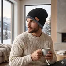 ouca Gorro Inverno Unissex Forrada Pelúcia Quentinha Masculina Feminina