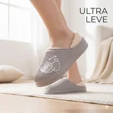 Pantufa Tipo Croc.s Forrada Inverno Unissex Leve Antiderrapante | Conforto Macio Para Casa Masculino Feminino