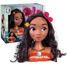Boneca Moana para pentear com acessórios Disney
