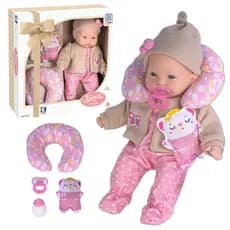 Boneca Bebê Reborn Fiorella Com Mamadeira e Chupeta -  Cotiplás