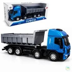 Caminhão Iveco Tector Bi Truck Teto Alto Basculante Brinquedo escala 1:30