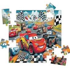 Quebra Cabeça MDF McQueen Carros 49 Peças Vários Modelos Mega Oferta!