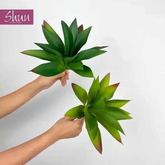 Suculenta Agave Avulso Artificial Decoração Arranjos Decorar Festas Jardim - LMM802768