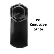 Pé Conectivo Para Balcão de Vidro Modulado ou Tela ref 91