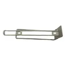 Suporte Para Prateleira Vidro Ou Madeira Para Parede 20cm Mão Francesa Aramada kit 2 Unidades