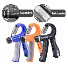 Hand Grip Ajustável Regulagem De Peso E Contador 5kg-60kg Academia Crossfit Musculação Fisioterapia