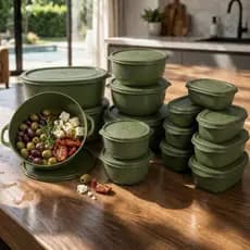 Potes Herméticos Casa Bella BPA Free – Bowls e Ovais 15 Peças Freezer Microondas Geladeira livre BPA