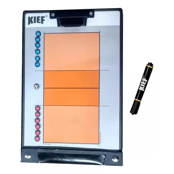 Kit Prancheta Tática de Volei KIEF