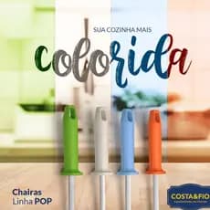 Chaira Profissional Estriada Costa e Fio Amolador Afiador 8"