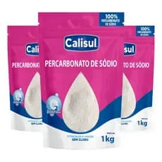 Alvejante Percarbonato de Sódio 100% Puro Tira Mancha Roupa Branca e Colorida Calisul