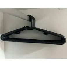 Cabide Adulto Preto Reforçado 30 Organizador closet Lavanderia