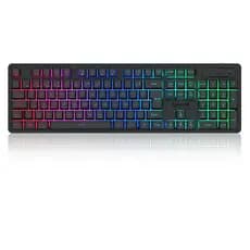 TECLADO MEMBRANA GAMER PRETO SEM FIO REDRAGON NETHERBANE PRO