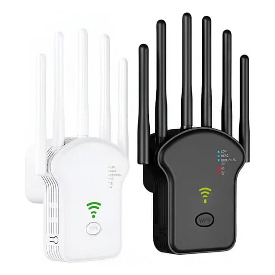 Repetidor Wifi 6 Antenas Sinal Potente Longo Alcance 3 Em 1