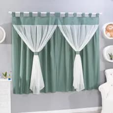 Cortina Para Quarto Bebê 2m Comp. x 1,70Alt com Voal Ótimo Acabamento Envio Imediato