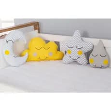Kit 04 Almofadas Decorativa Quarto Bebê Menino Menina Chuva de Amor