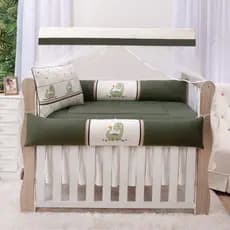 Beatriz Baby Enxoval Para Berço Americano Dino Lançamento 9 Peças