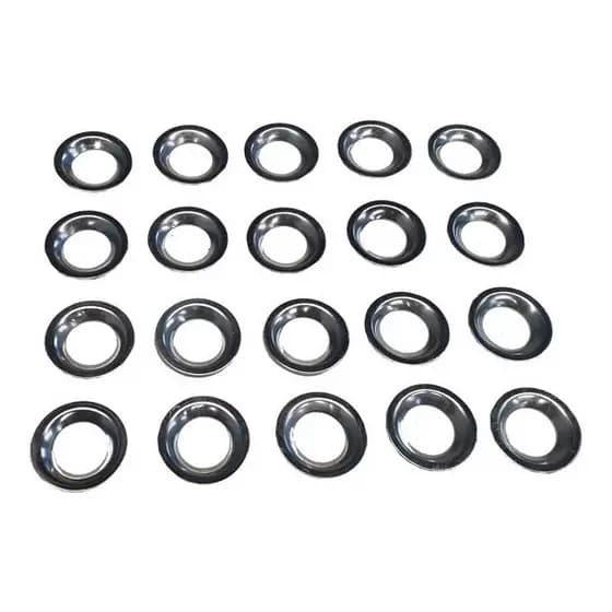 Kit 20 Arruelas de Ferro Para Calotas Aro 13 14 15 Kit 20 Peças