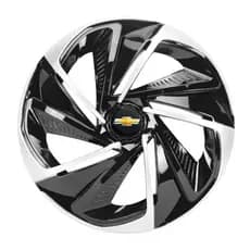 Calota Esportiva Nitro Aro 14 Black Silver Gm Corsa Celta Prisma Agile