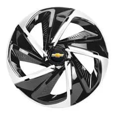 Calota Esportiva Nitro Aro 13 Black Silver Gm Corsa Celta Prisma Agile - Unidade