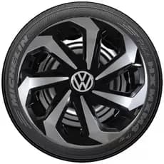 Jogo 4 Calotas Aro 13/14/15 Linha Spider Esportivas Vw Gol G1 G2 G3 G4 G5 G6 G7 G8 Up Voyage Fox