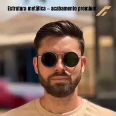 Óculos Polarizado com Filtro ND Ajustável 9 Níveis UV400 Retro Unissex Estilo Premium