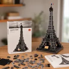 Quebra cabeça Torre Eiffel Realista 978 Peças Blocos de montar