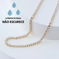 Colar Dourado Branca Aço Inoxidável Feminino Minimalista Pingente Joia Casual Elegante Moda
