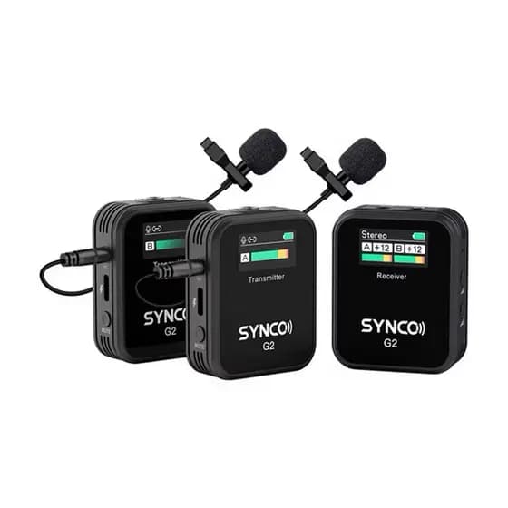 Microfone de Lapela Sem Fio Compacto Synco G2A2 + Case USADO 1X