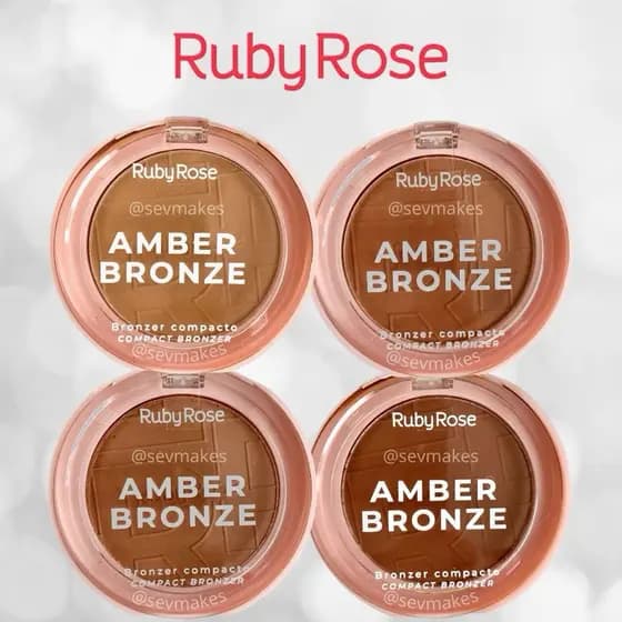 Amber Bronzer Compacto - RUBY ROSE