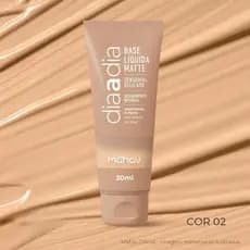 Base Líquida Matte Mahav Dia a Dia Cobertura Natural Cor 2