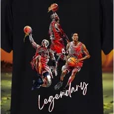 Camiseta Basquete Oversized Masculina 100% Algodão Premium Streetwear